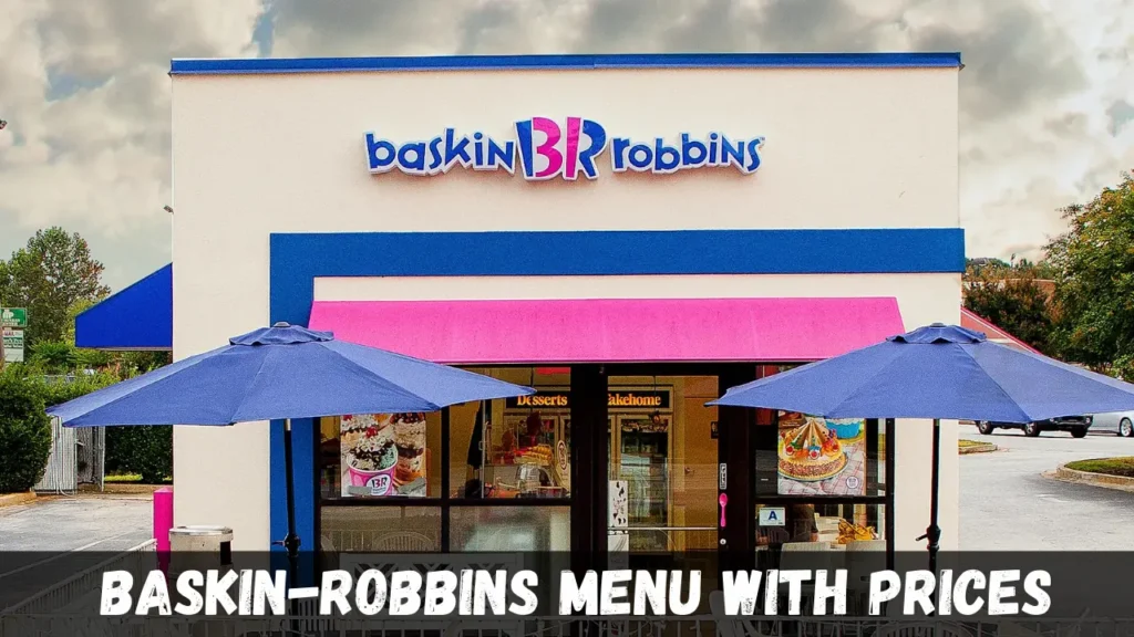baskin robbins menu with prices