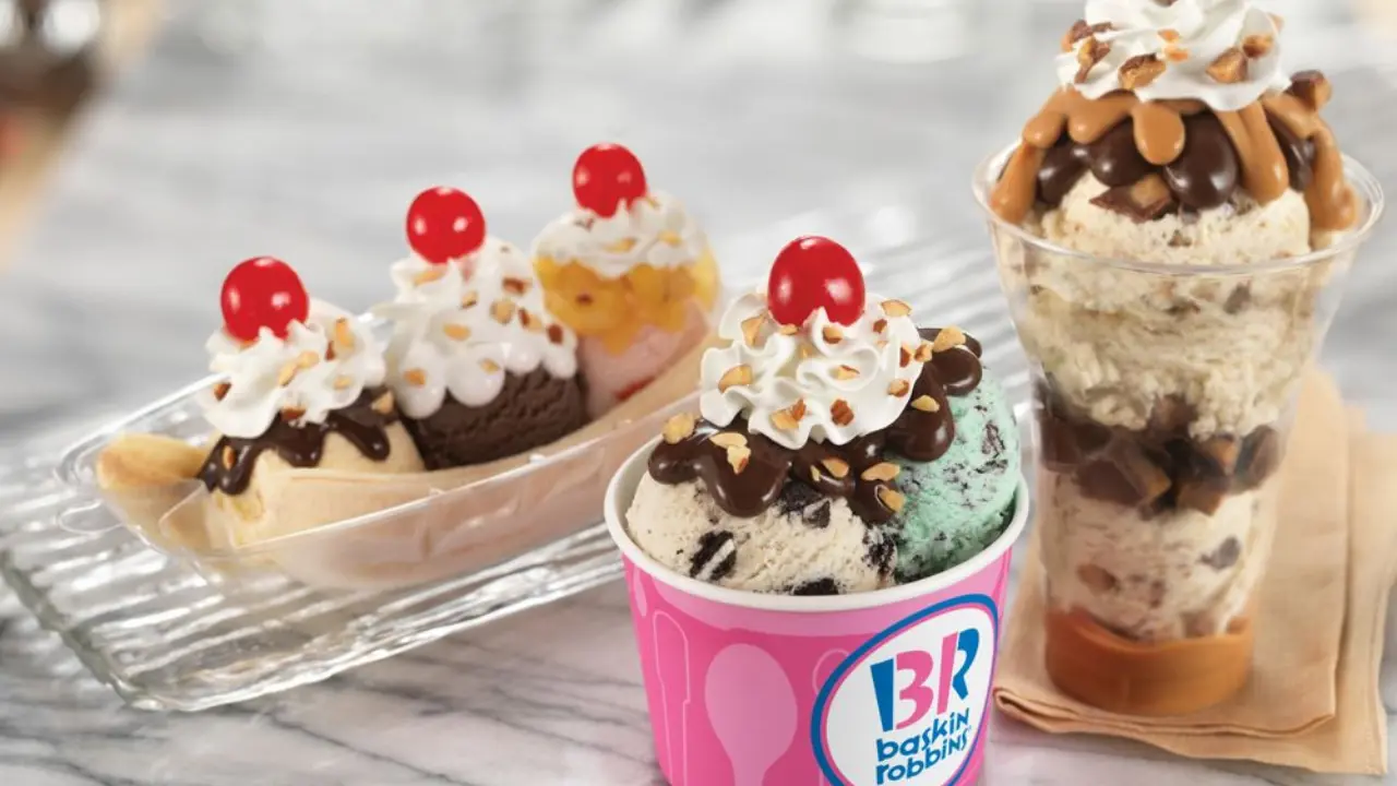 baskin robbins menu