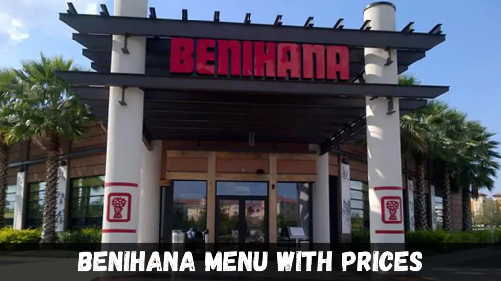benihana menu with prices
