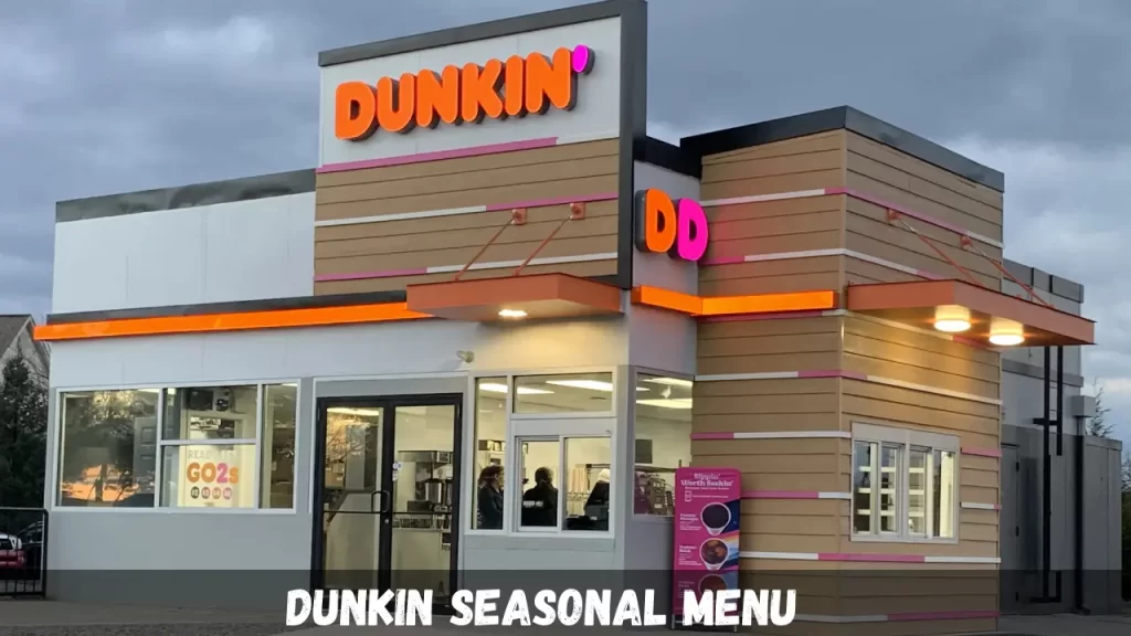 Dunkin Seasonal Menu With Prices