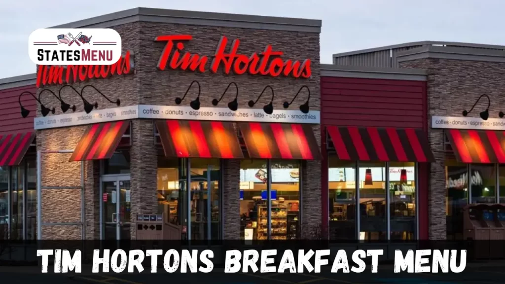 Tim Hortons Breakfast Menu