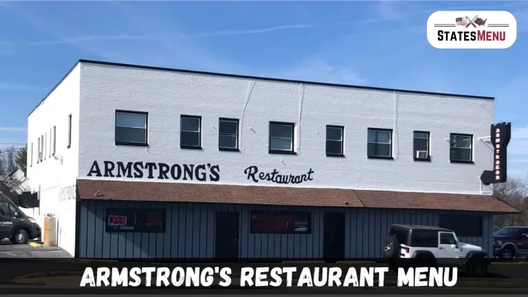 Armstrong's Restaurant Menu