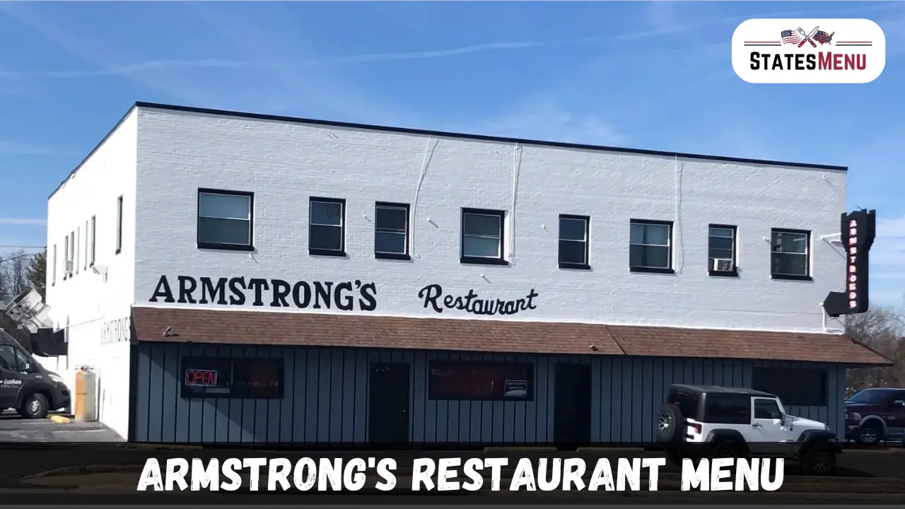 Armstrong's Restaurant Menu