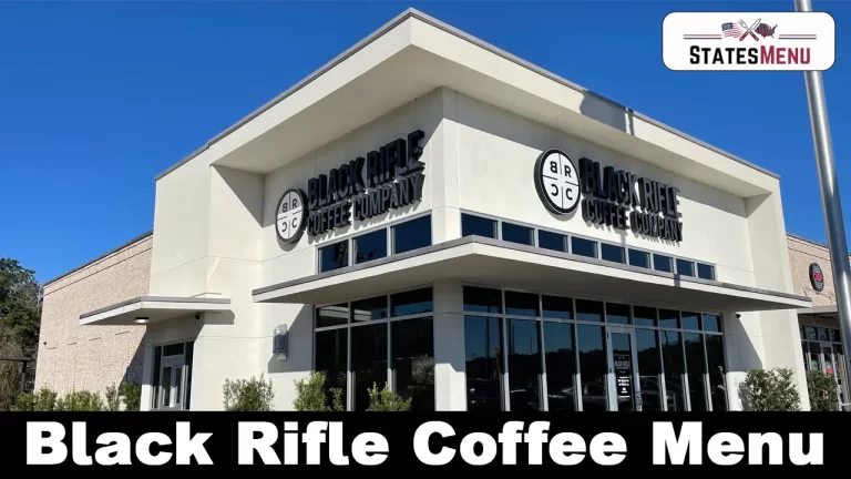 Black Rifle Coffee Menu