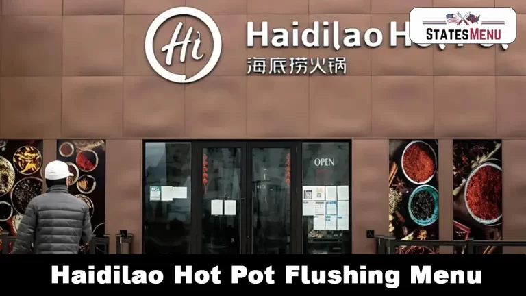 Haidilao Hot Pot Flushing Menu