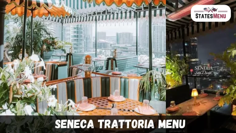 Seneca Trattoria Menu