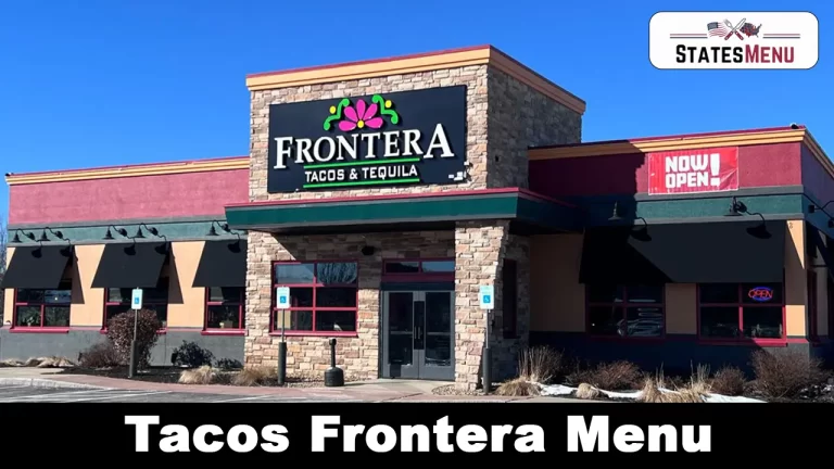 Tacos Frontera Menu