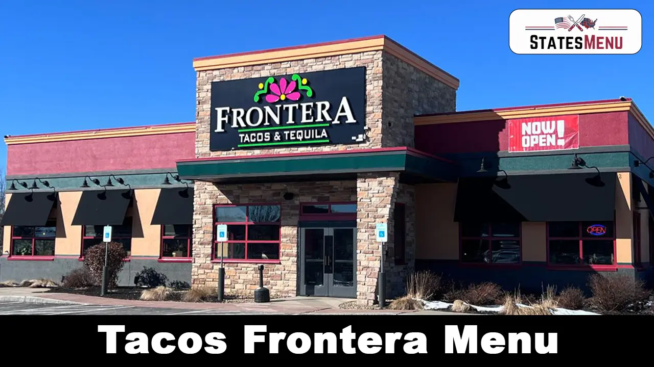 Tacos Frontera Menu