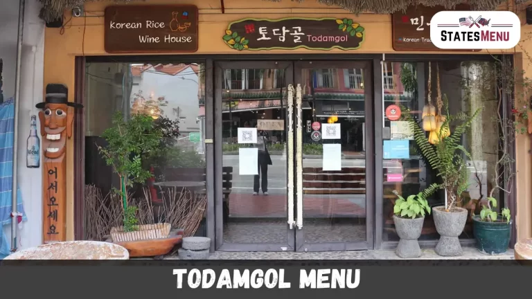 Todamgol Menu