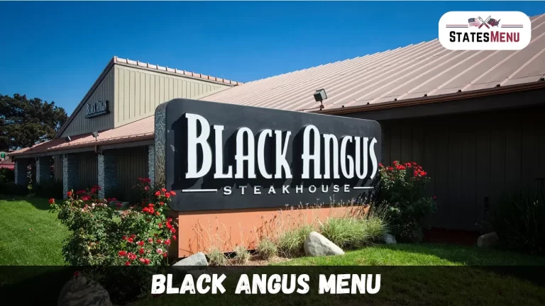 Black Angus Menu