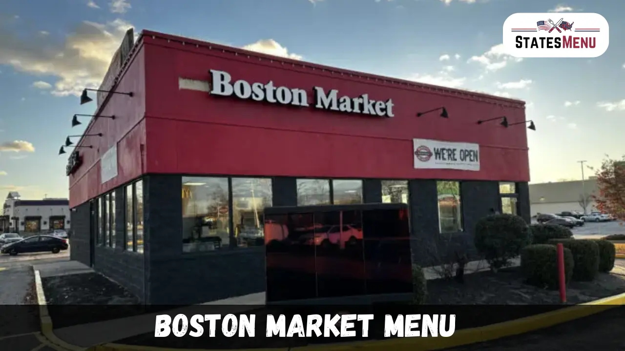 Boston Market Menu