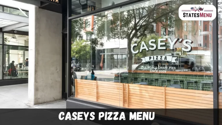 Caseys Pizza Menu