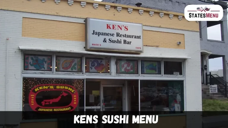 Kens Sushi Menu