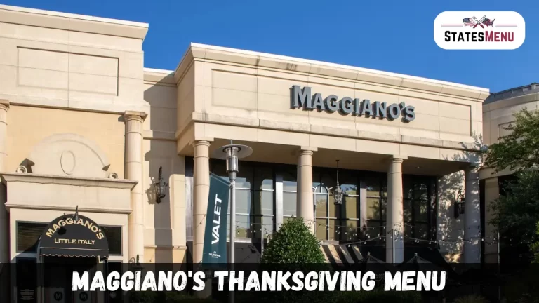 Maggiano's Thanksgiving Menu