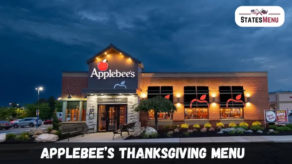 Applebee’s Thanksgiving Menu