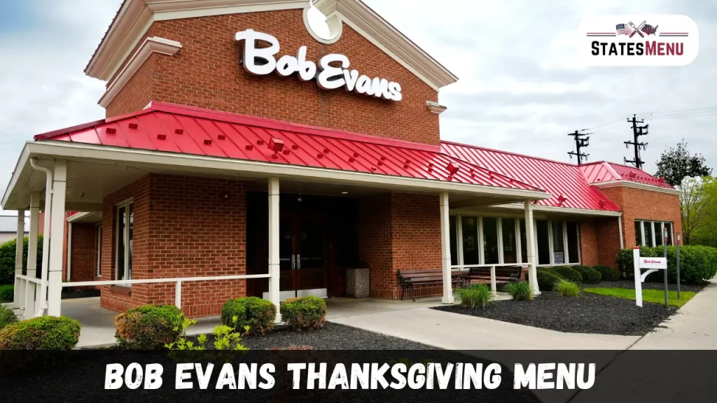 Bob Evans Thanksgiving Menu