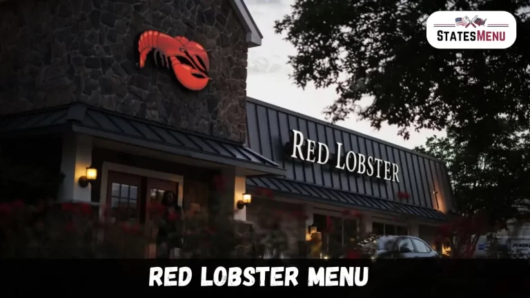 Red Lobster Menu