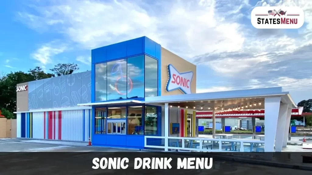 Sonic Drink Menu
