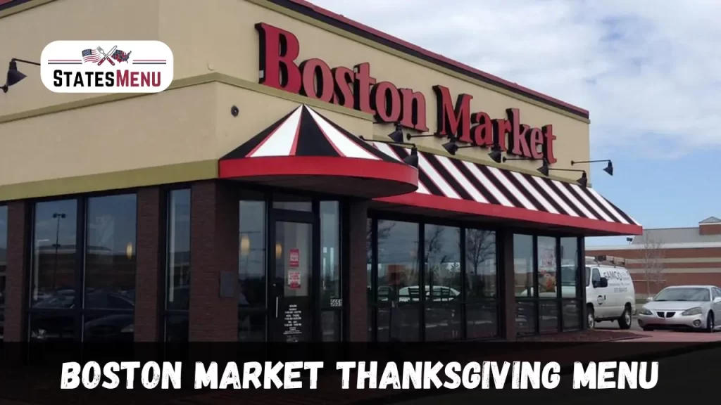 Boston Market Thanksgiving Menu